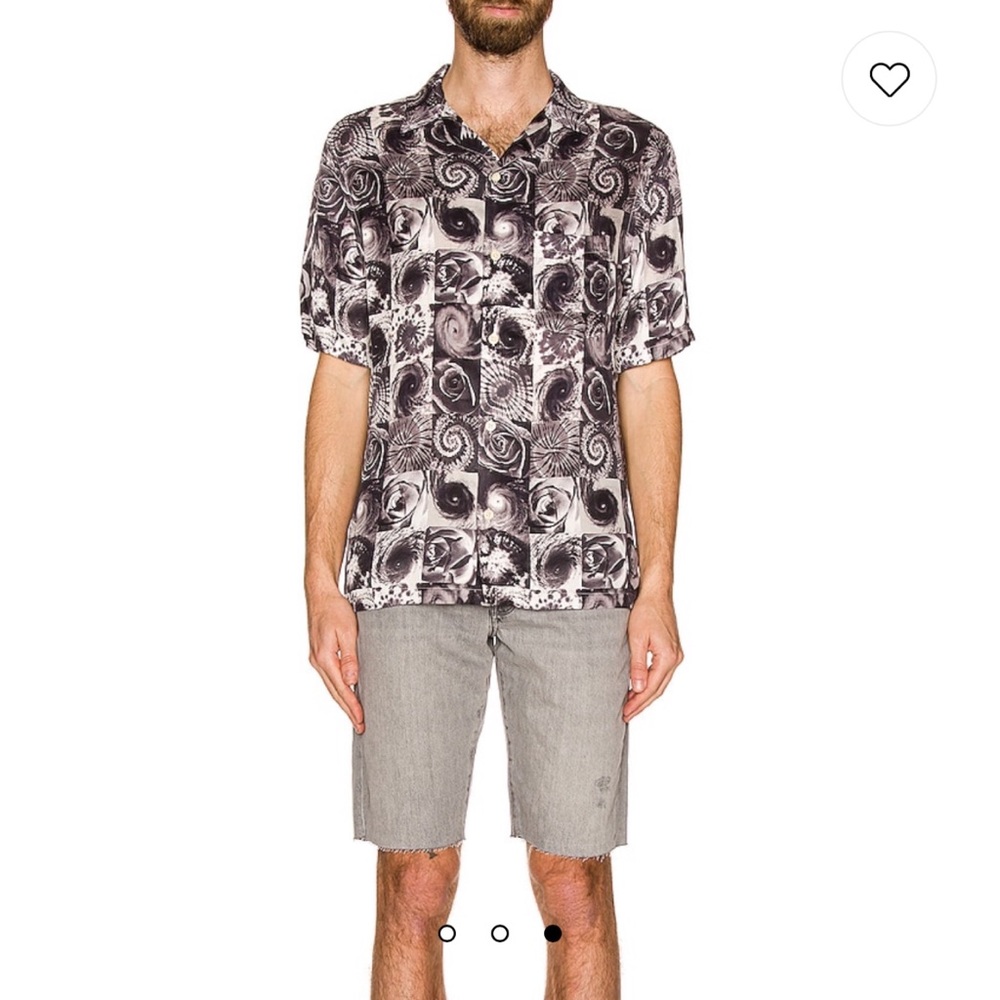 ALLSAINTS Hippie Shirt in Ashen White